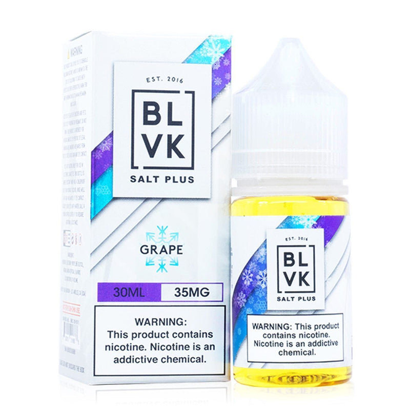 Purple Grape Ice (Grape Ice) Salt Plus by BLVK Unicorn 30ml with packaging