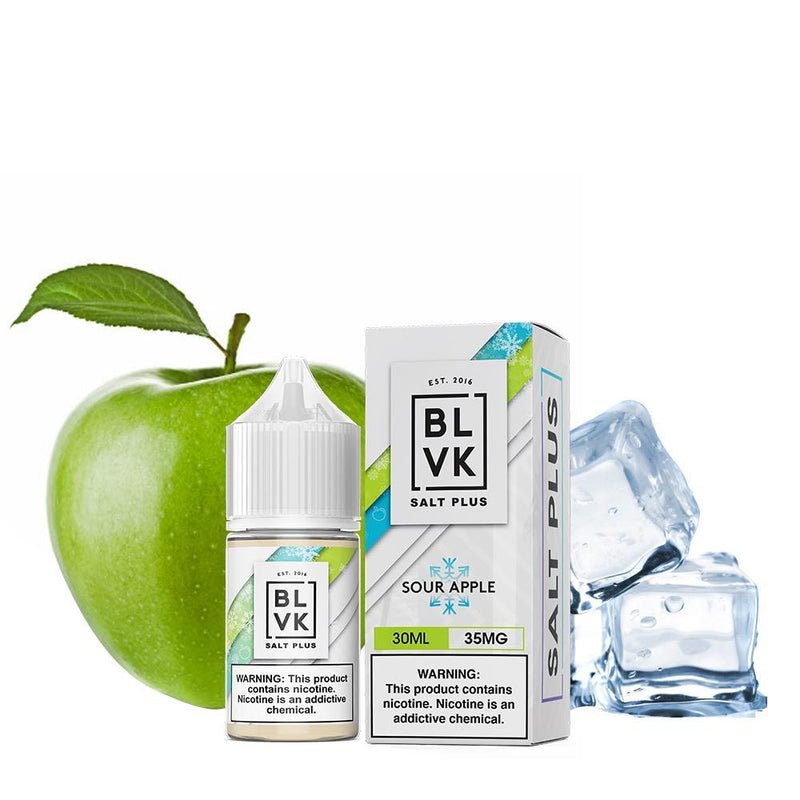  Apple Candy Ice (Sour Apple Ice) Salt Plus by BLVK Unicorn 30ml with packaging