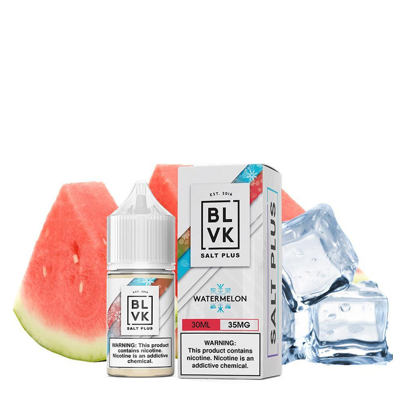  Melon Ice (Watermelon Ice) Salt Plus by BLVK Unicorn 30ml with packaging