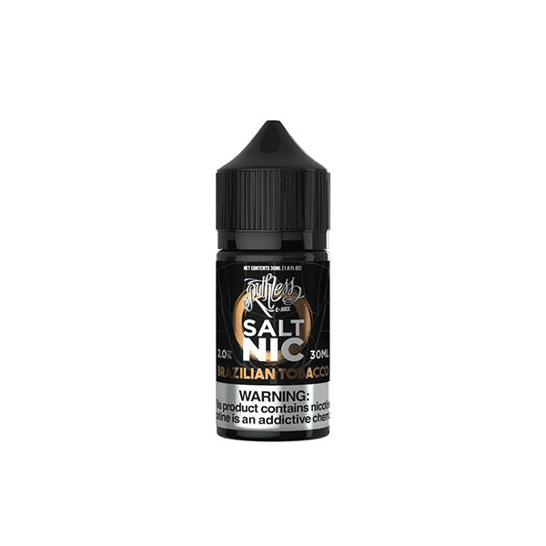 Brazilian Tobacco Salt By Ruthless E-Liquid bottle