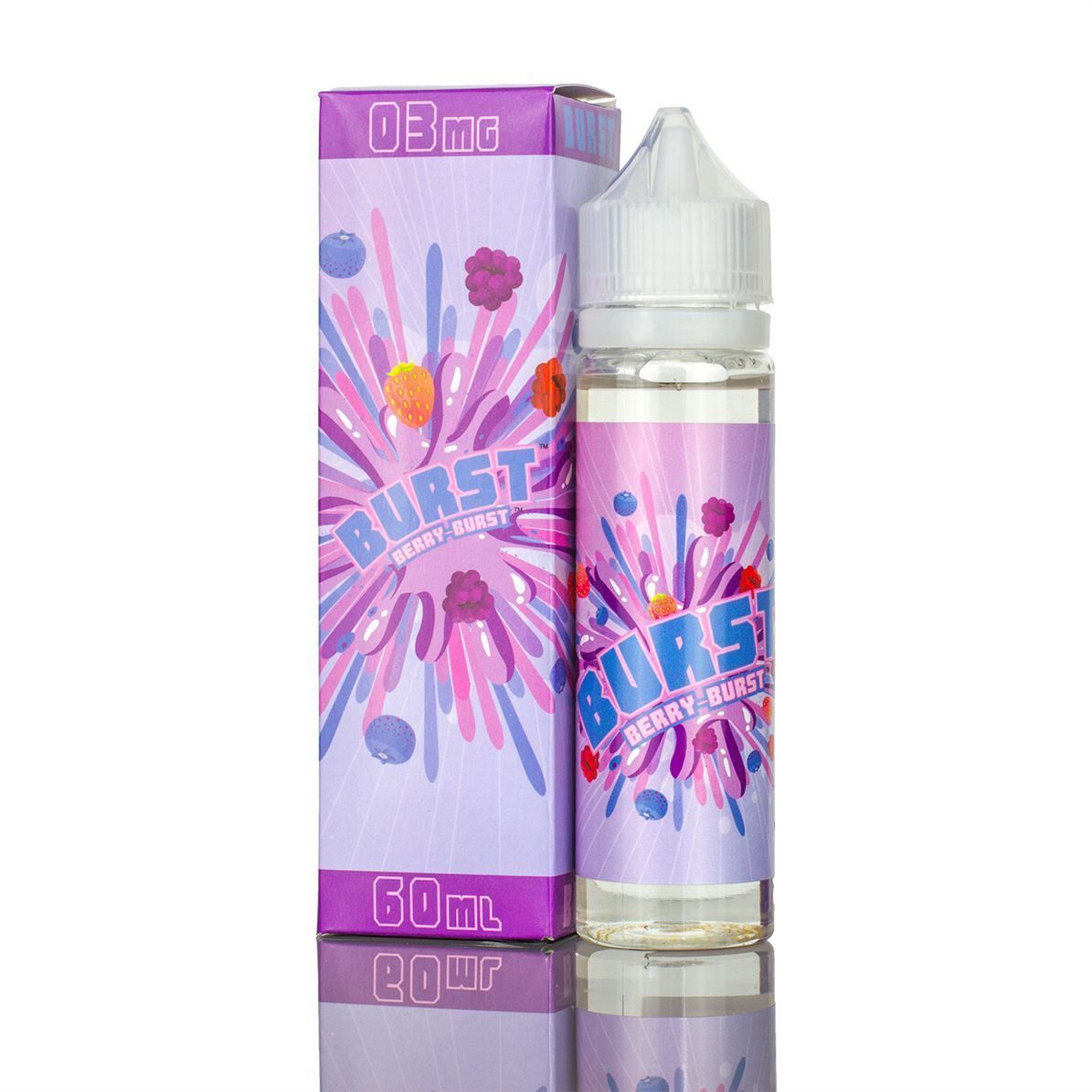 BURST | Berry eLiquid with packaging