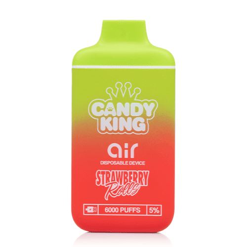 Candy King Gold Bar Disposable 6000 Puffs strawberry rolls