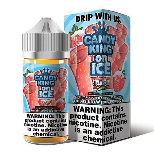 Strawberry Rolls by Candy King On ICE 100ml with packaging