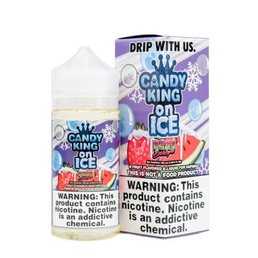 Strawberry Watermelon Bubblegum Candy King ON ICE 100ml with packaging