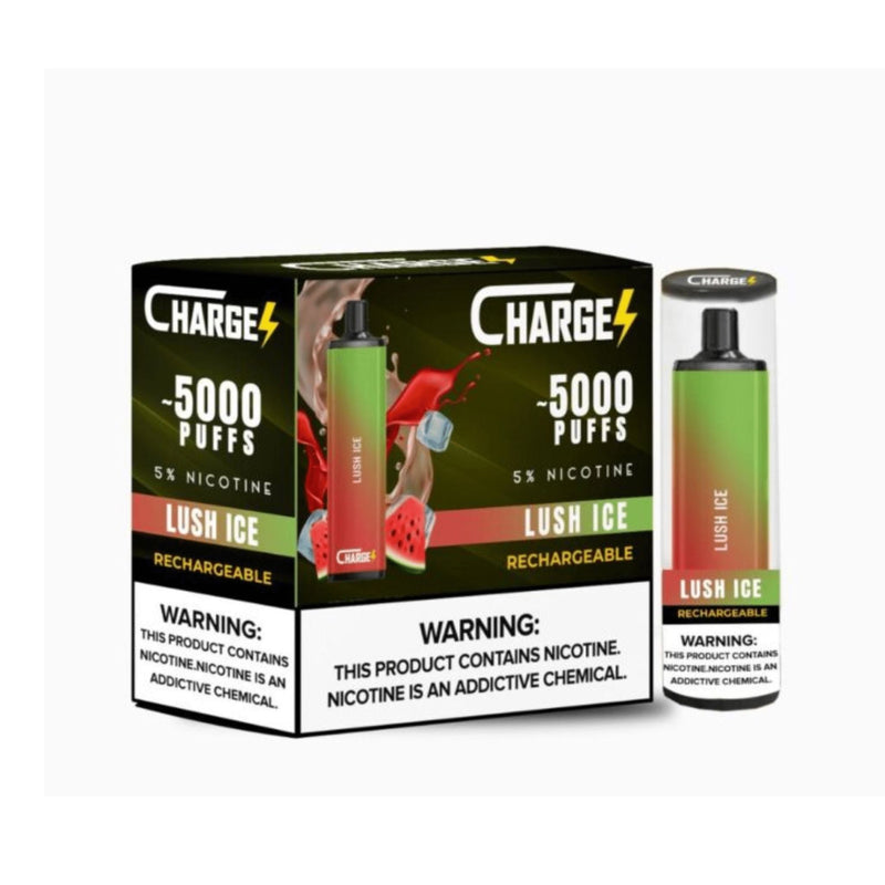 Charge Disposable | 5000 Puffs | 12mL lush ice with packaging