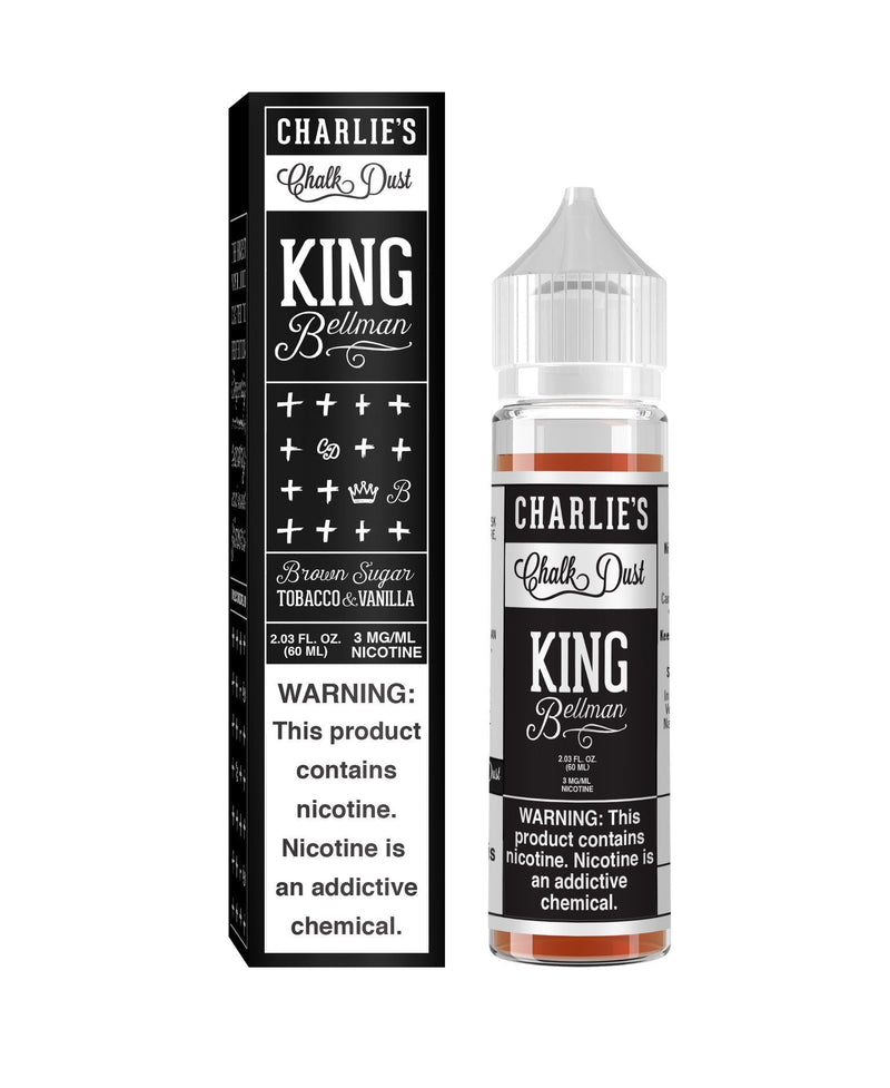 Charlie's Chalk Dust | King Bellman 60ML eLiquid  with packaging