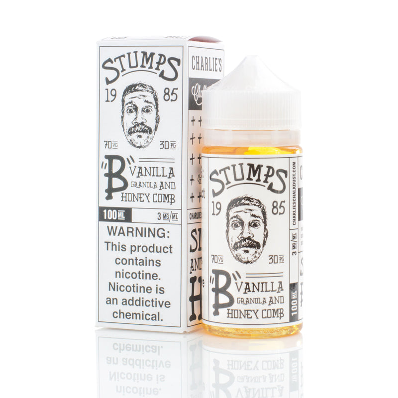 Charlie's Chalk Dust | STUMPS "B" eLiquid with packaging