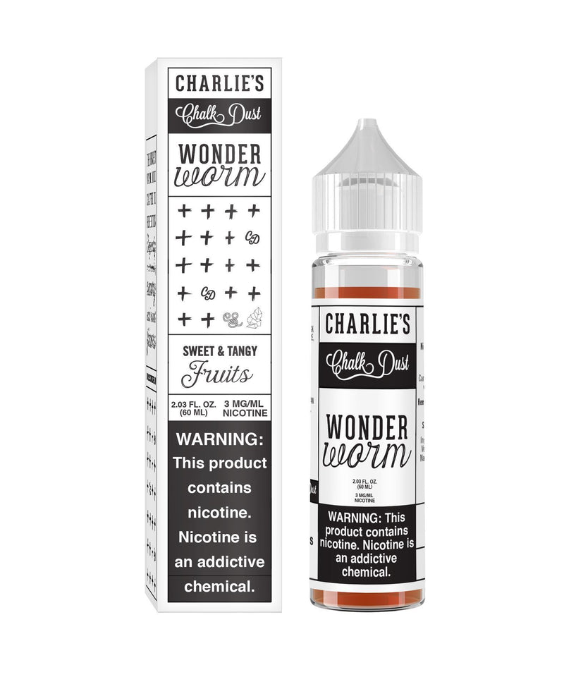 Charlie's Chalk Dust | Wonder Worm 60ML eLiquid  with packaging