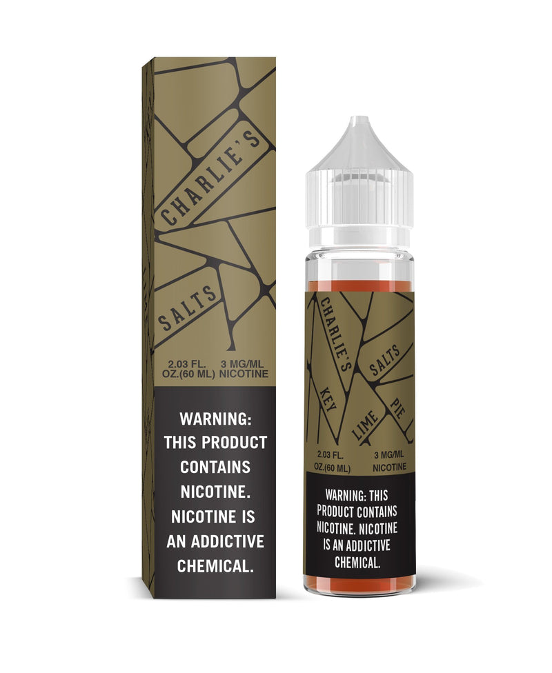 CHARLIE'S SALTS | Gold - Key Lime Pie 60ML eLiquid with packaging