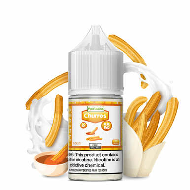 Churros by Pod Juice Salts Series 30ml Bottle with packaging