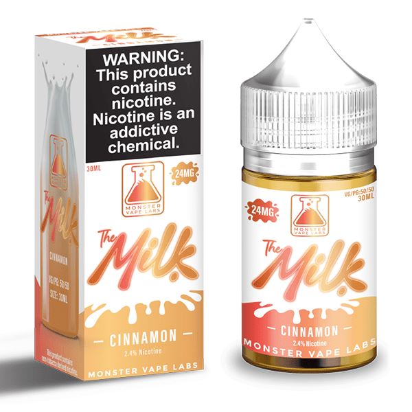 Cinnamon by The Milk Tobacco-Free Nicotine Salt 30ml with packaging