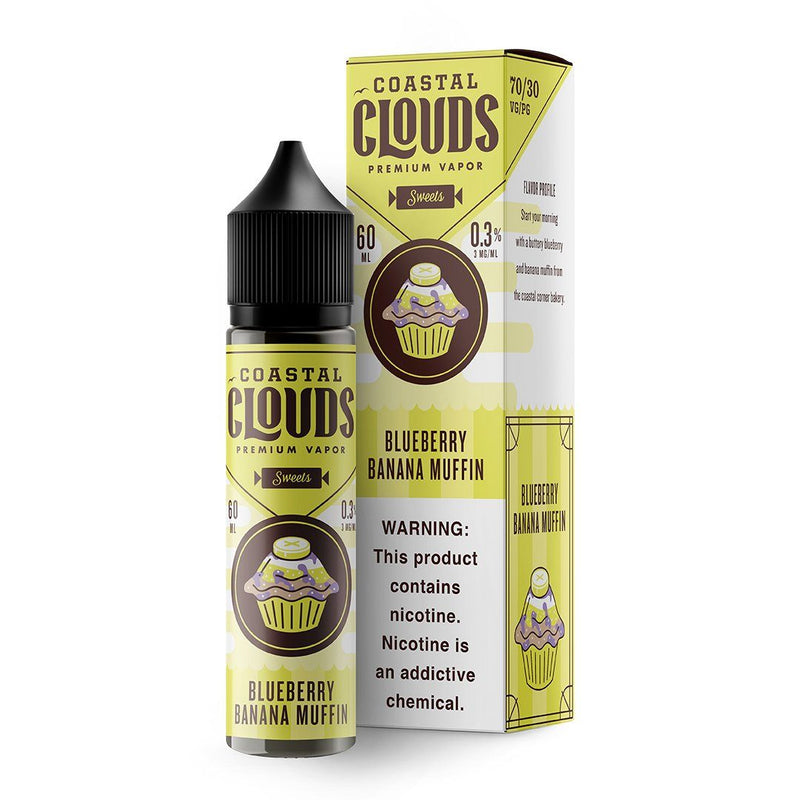  Blueberry Banana by Coastal Clouds 60ml with packaging