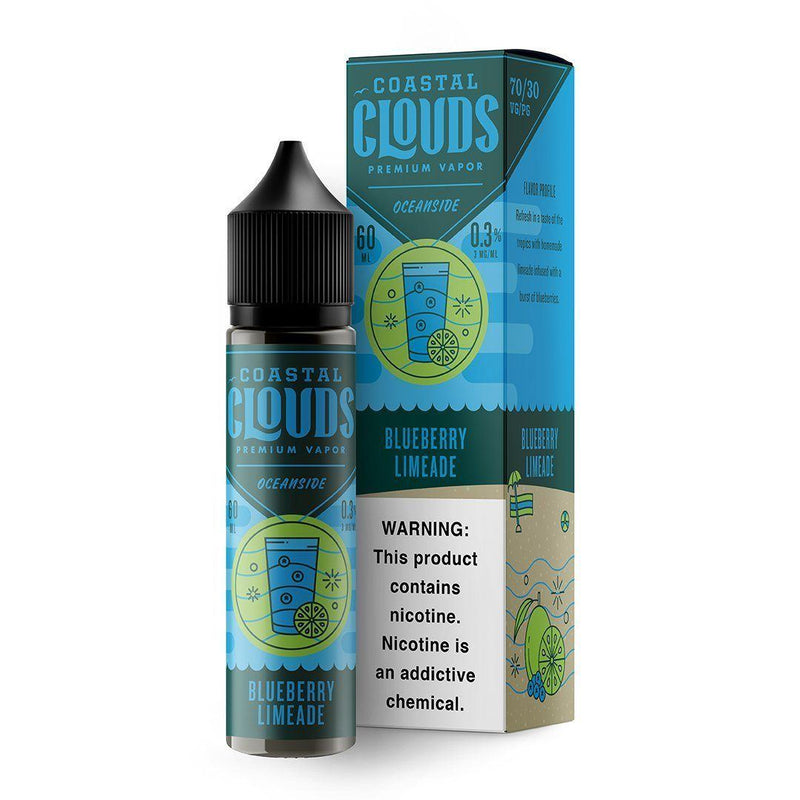  Blueberry Limeade by Coastal Clouds 60ml with packaging