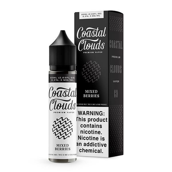 Mixed Berries by Coastal Clouds E-Liquid 60ml with packaging