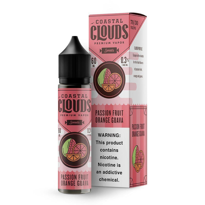  Passion Fruit Orange Guava by Coastal Clouds 60ml with packaging