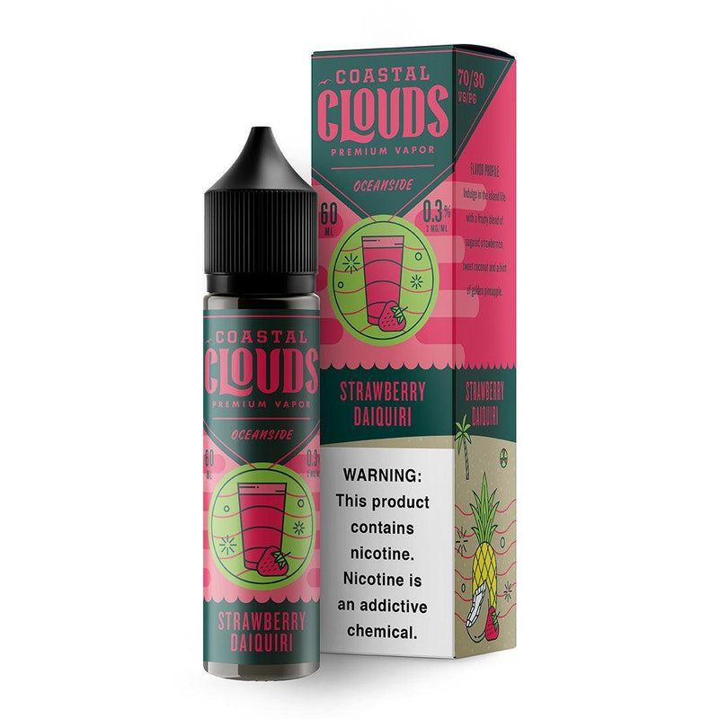  Strawberry Pineapple Coconut by Coastal Clouds 60ml with packaging