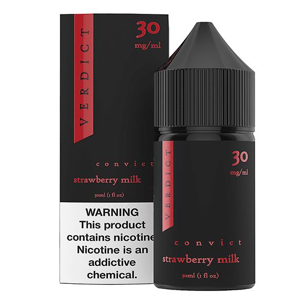Convict - Strawberry Cream by Verdict - Revamped Salt Series | 30mL with Packaging