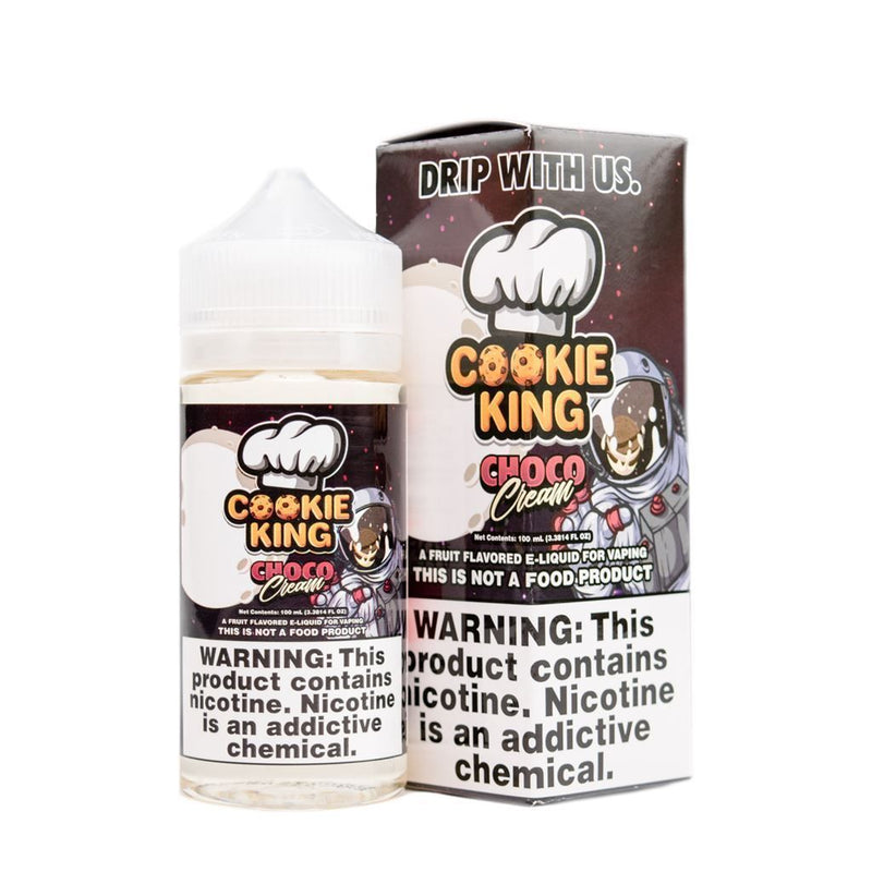 Choco Cream by COOKIE KING E-Liquid 100ml with packaging
