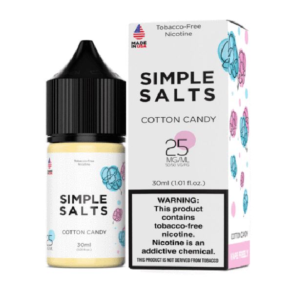 Cotton Candy by Simple Salts E-Liquid with Packaging