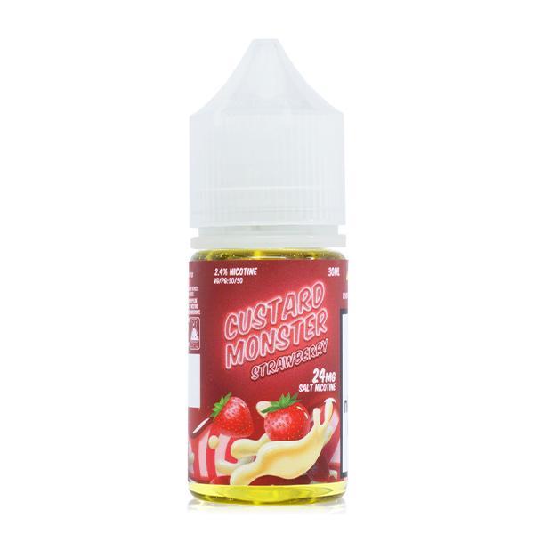  Strawberry Custard by Custard Monster Salts 30ml bottle
