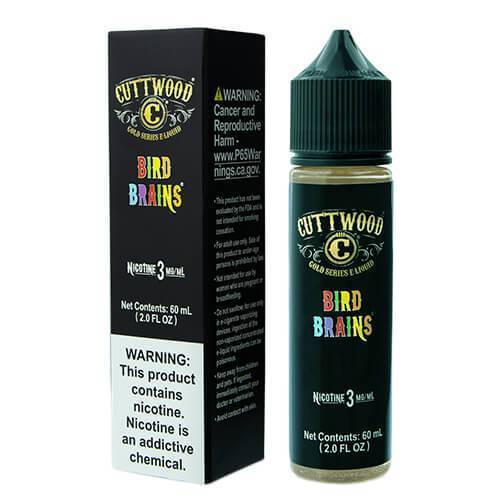 Bird Brains by Cuttwood EJuice 60ml with packaging