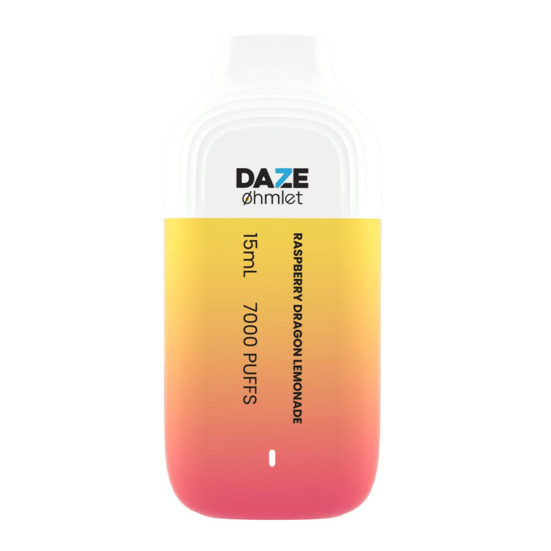 Daze OHMLET Disposable | 7000 Puffs | 15mL - Raspberry Dragon Lemonade