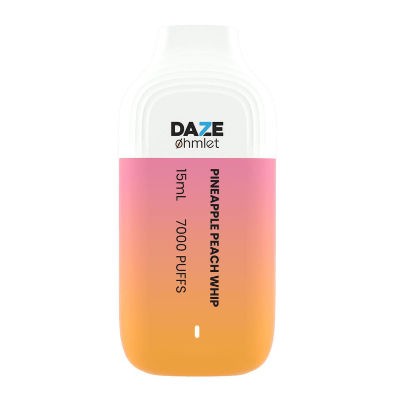 Daze OHMLET Disposable | 7000 Puffs | 15mL - Pineapple Peach Whip