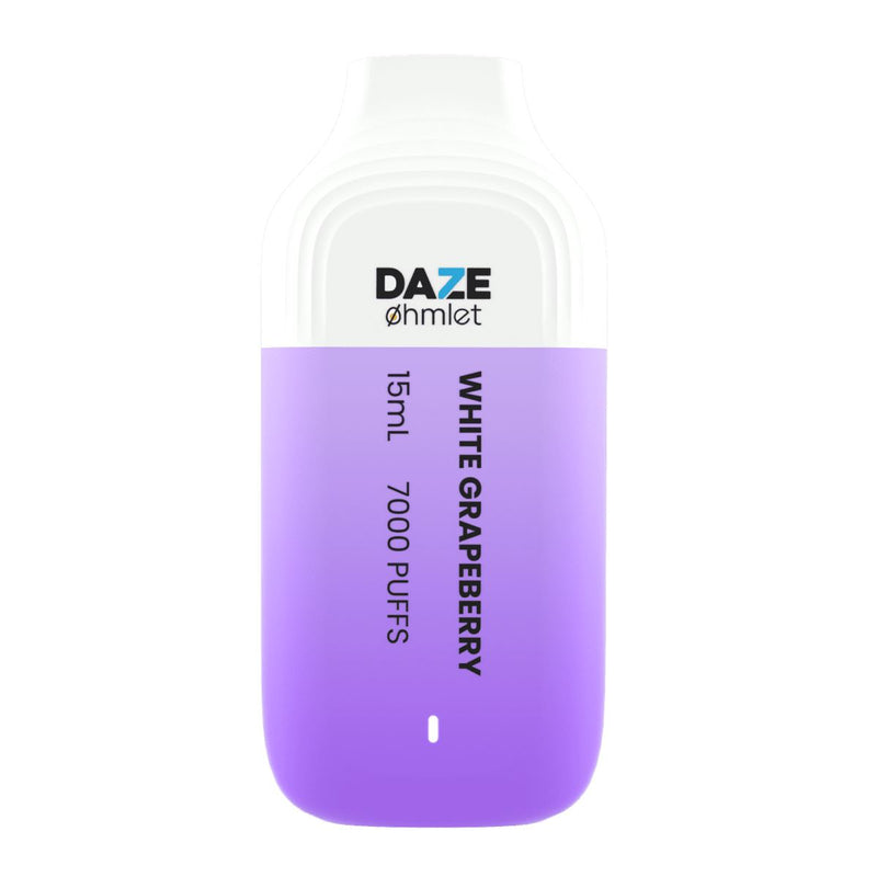 Daze OHMLET Disposable | 7000 Puffs | 15mL - White Grapeberry