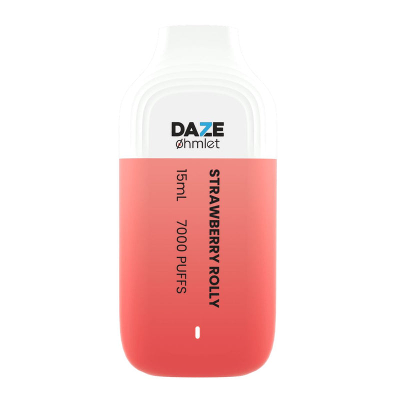 Daze OHMLET Disposable | 7000 Puffs | 15mL - Strawberry Rolly
