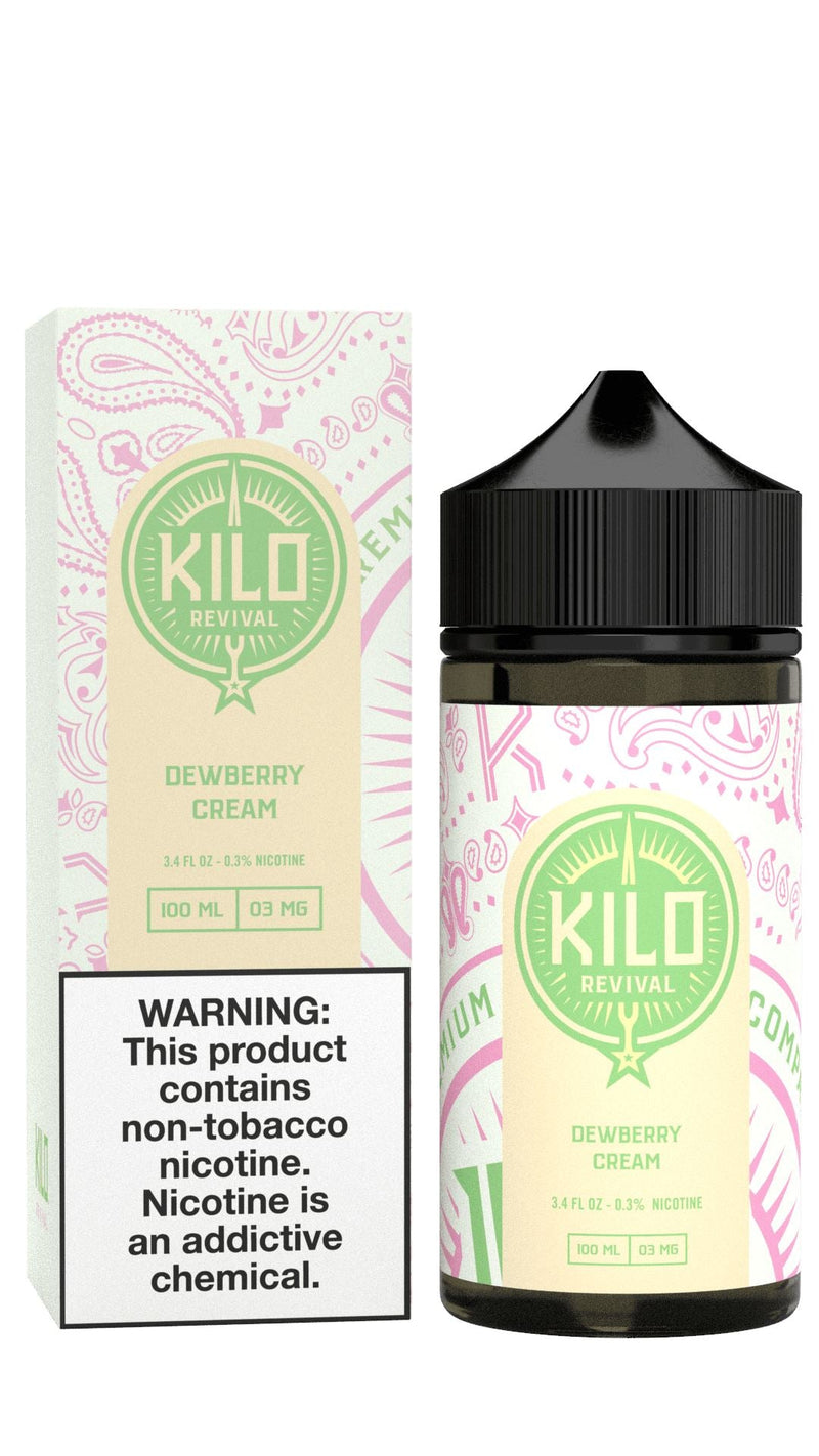 Dewberry Cream by Kilo Revival Synthetic 100ml with packaging