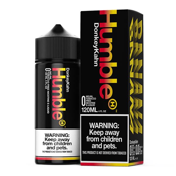 Donkey Kahn Tobacco-Free Nicotine By Humble 120ML with packaging