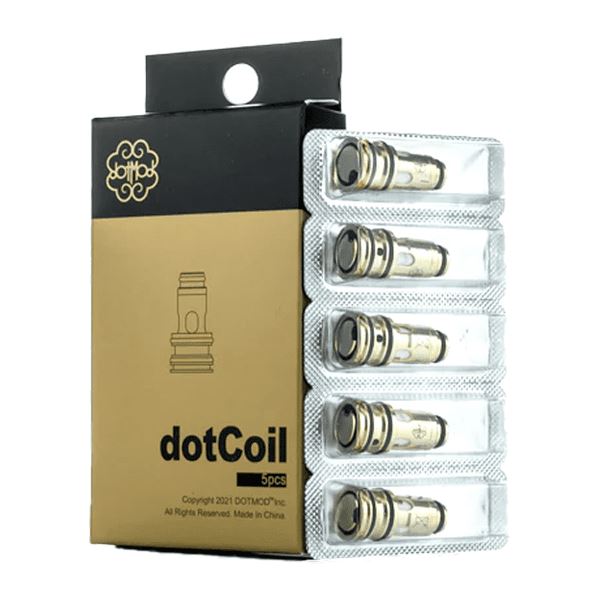 Dotmod - dotCoil Replacement Coils 5-Pack with packaging