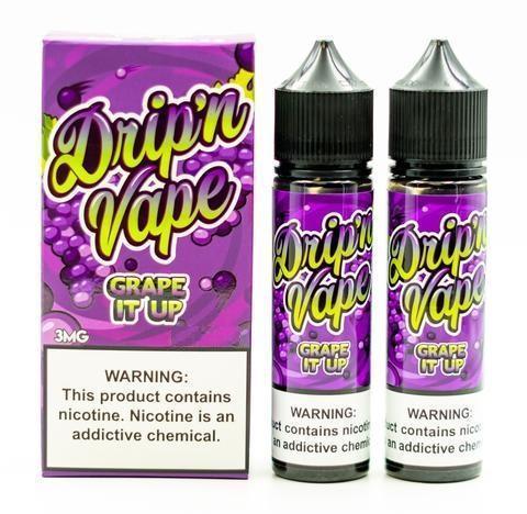 Grape it up by Drip N Vape 120ml with packaging