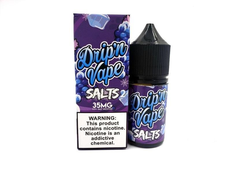 DRIP N VAPE SALTS | Grape It Up on Ice 30ML eLiquid