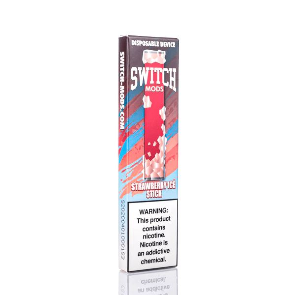 DRIPMORE | Switch Mod Disposables 5% Nicotine (Individual) strawberry ice stick packaging