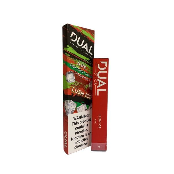 Dual Stick Disposable E-Cigs (Individual) lush ice with packaging