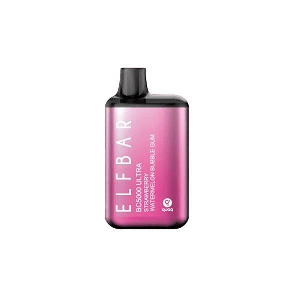 Elf Bar BC5000 Ultra Disposable | 5000 Puffs | 13mL | 5% strawberry watermelon bubblegum