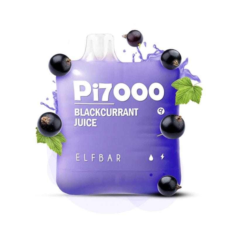 Elf Bar PI7000 Disposable | 7000 Puffs | 17mL | 40-50mg blackcurrant juice