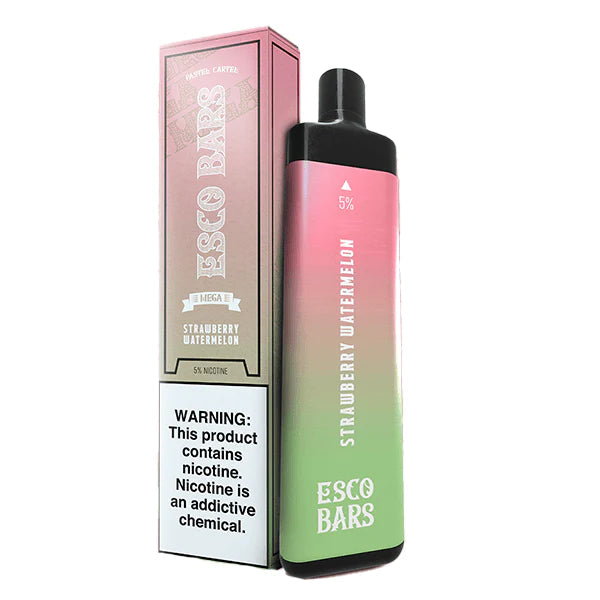 Esco Bars Mega Mesh Disposable | 5000 Puffs | 14mL strawberry watermelon with packaging