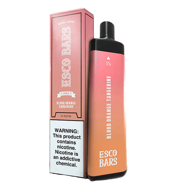 Esco Bars Mega Mesh Disposable | 5000 Puffs | 14mL blood orange tangerine with packaging