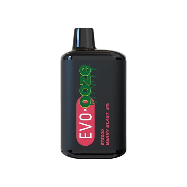 EVO x Ooze Bar Disposable ET5000 | 5000 Puff | 13mL | 5% berry blast