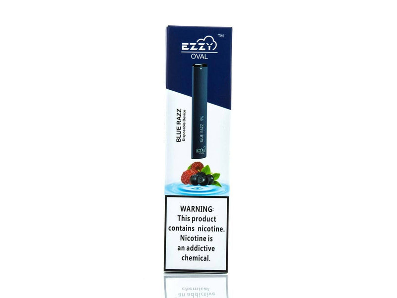 EZZY Oval Disposable Device - 300 Puffs blue razz packaging