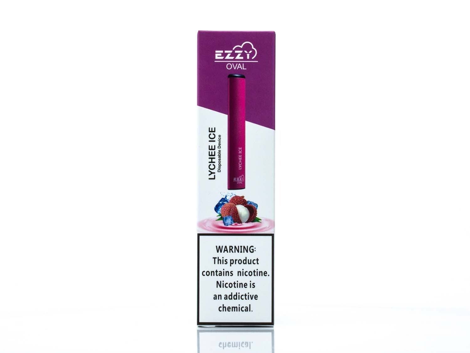 EZZY Oval Disposable Device - 300 Puffs lychee ice packaging