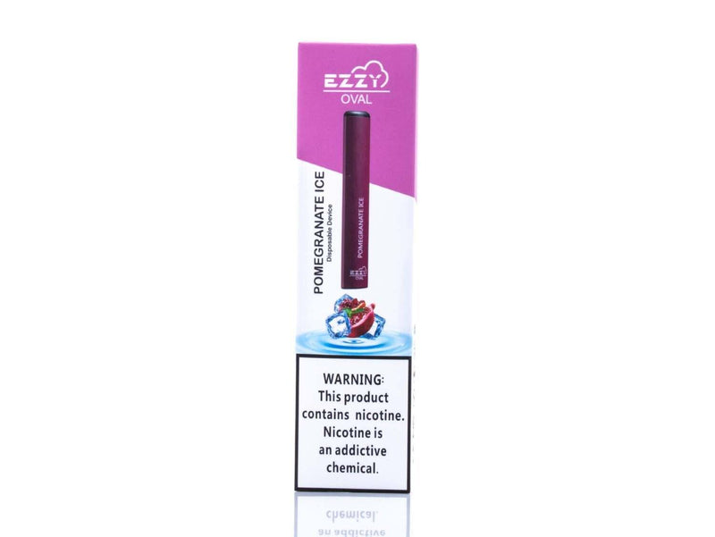 EZZY Oval Disposable Device - 300 Puffs pomegranate ice packaging
