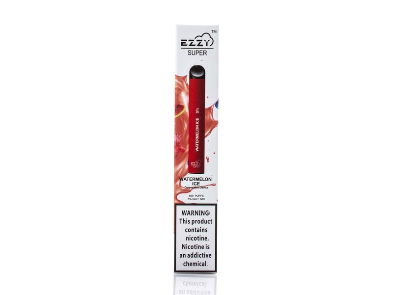 EZZY Super Disposable Device | 800 Puffs | 3.2mL Watermelon Ice Packaging