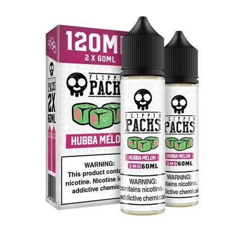 FLIPPIN PACKS | Watermelon 120ML eLiquid with packaging