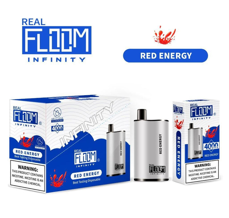 Floom Infinity Disposable | 4000 Puffs | 10mL - Red Energy with packaging
