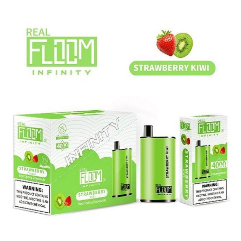 Floom Infinity Disposable | 4000 Puffs | 10mL - Strawberry Kiwi with packaging
