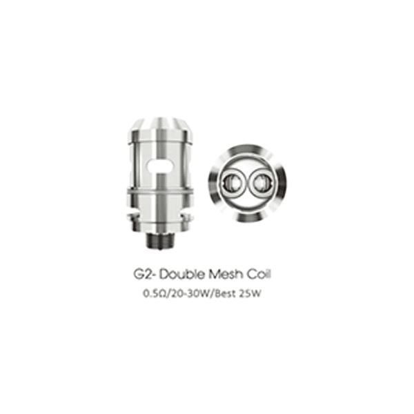 FreeMax Gemm Disposable Mesh Tanks | 2-Pack - G2 Double Mesh Coil/ 0.5ohm/ 20-30W/ Best 25W