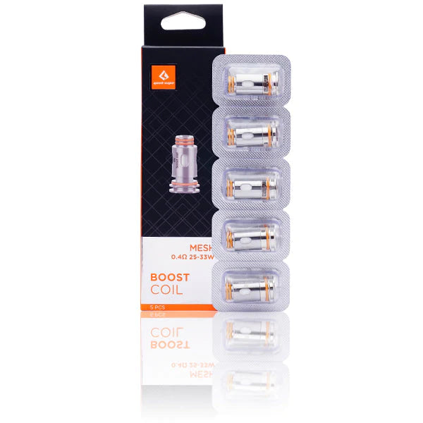 GeekVape Aegis Boost Coils (5-Pack) 0.4 ohm with packaging